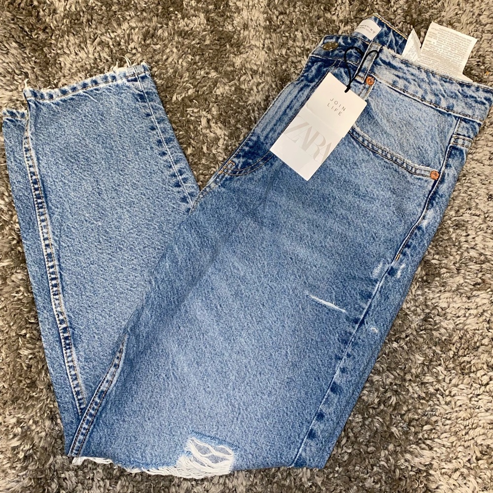 Zara mom jeans